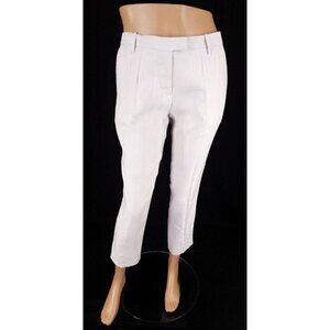 Isabel Marant Silk Lined Linen Blend Pants Size 40 US 10 Womens Gray